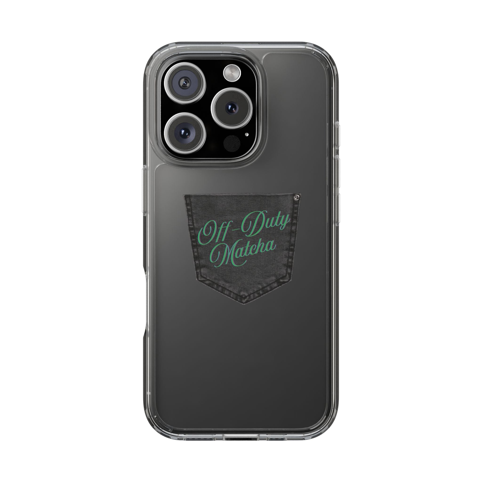 Clear Logo IPhone case