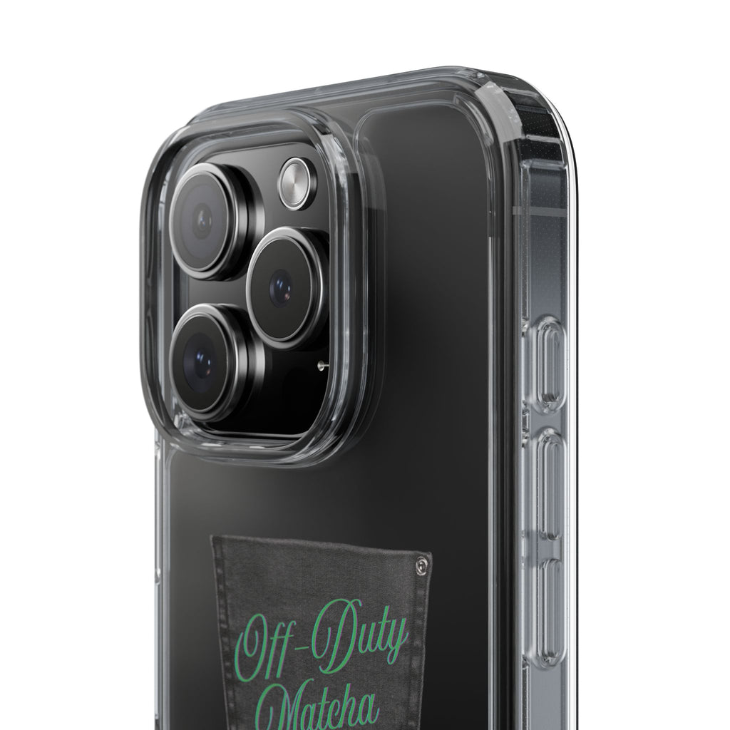 Clear Logo IPhone case