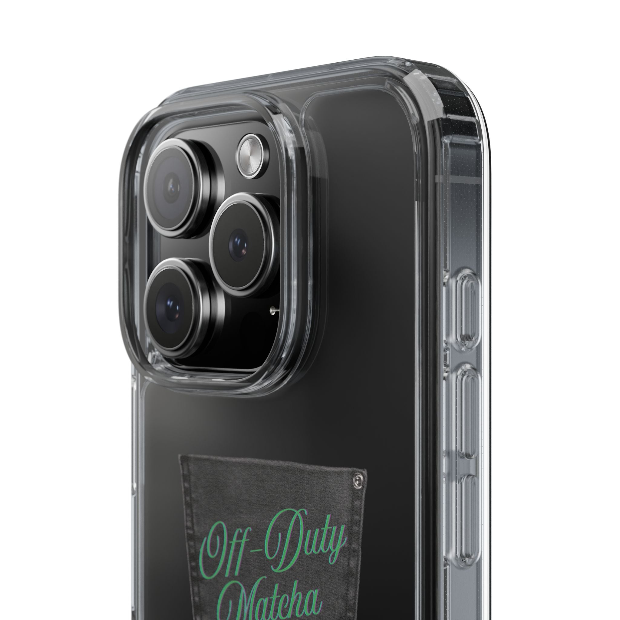 Clear Logo IPhone case